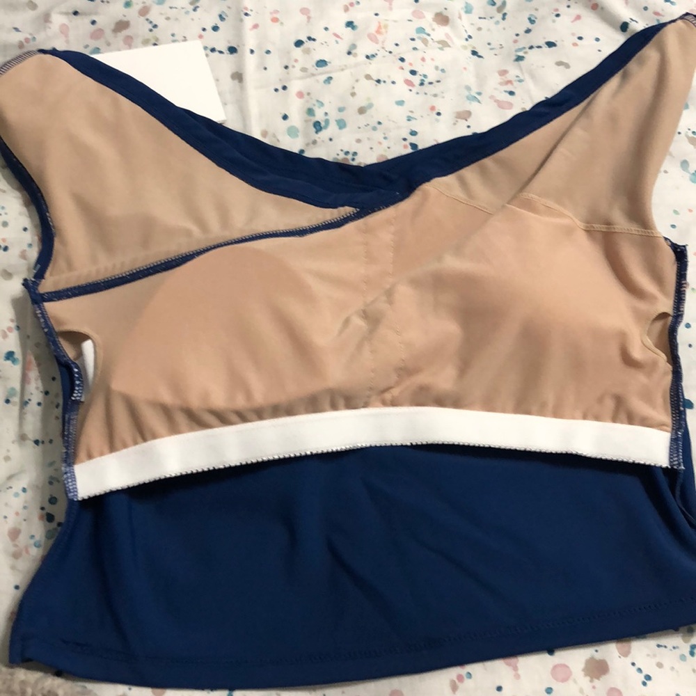 NWT Kortni Jeane off the shoulder true blue - Picture 4 of 6